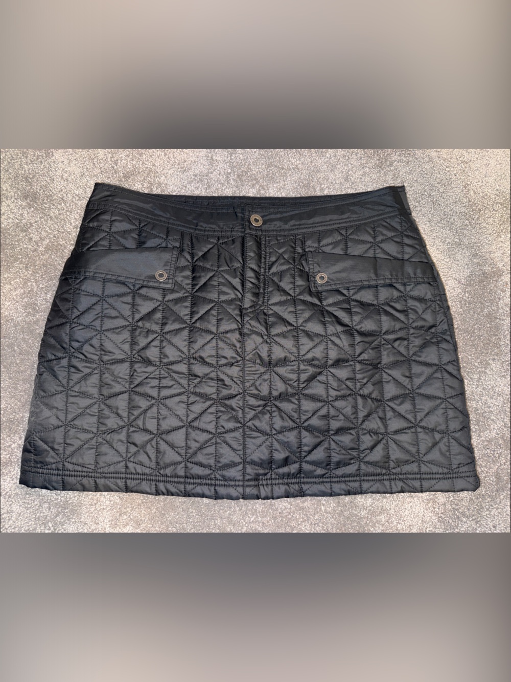 The North Face Black Quilted Mini Skirt